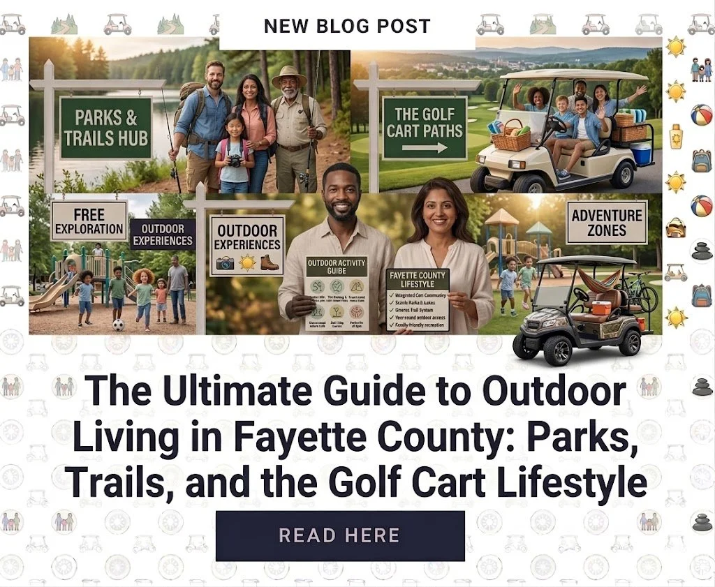 The Ultimate Guide to Outdoor Living in Fayette County: Parks, Trails, and the Golf Cart Lifestyle