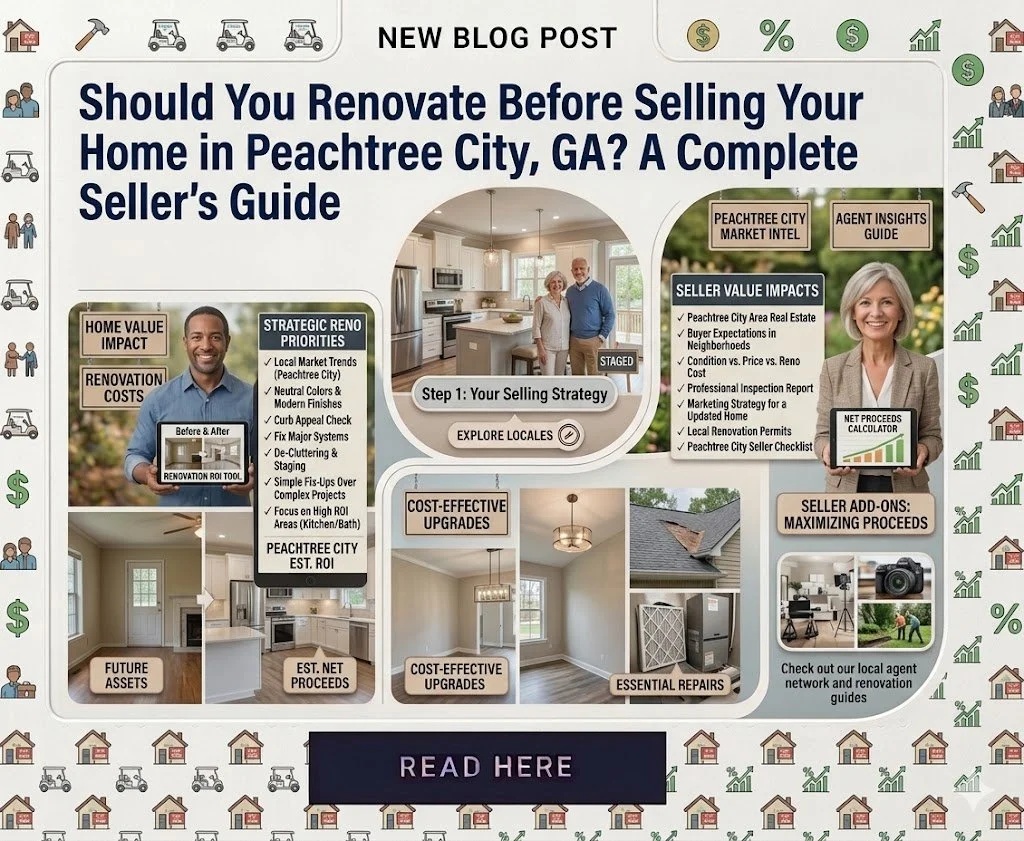 Should You Renovate Before Selling Your Home in Peachtree City, GA? A Complete Seller’s Guide
