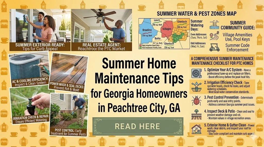 Summer Home Maintenance Tips for Georgia Homeowners in Peachtree City, GA