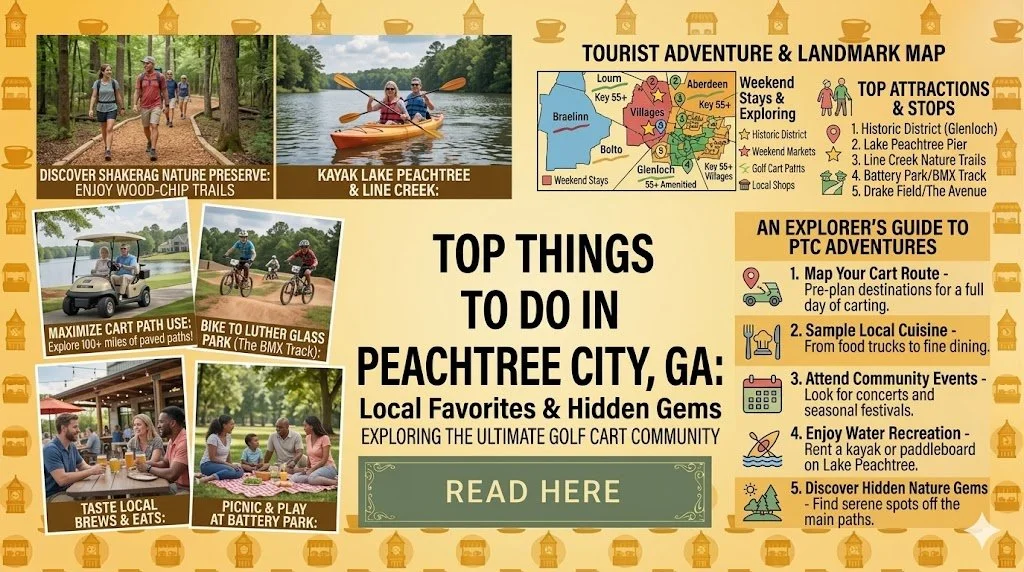 Top Things to Do in Peachtree City, GA: Local Favorites &amp; Hidden Gems