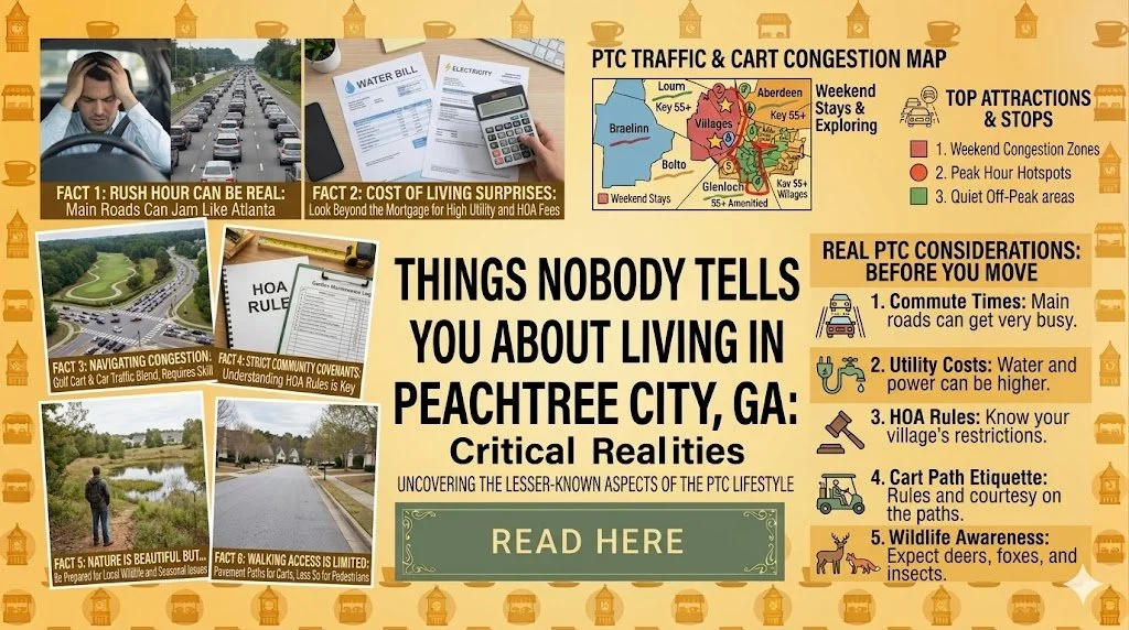 Things Nobody Tells You About Living in Peachtree City, GA