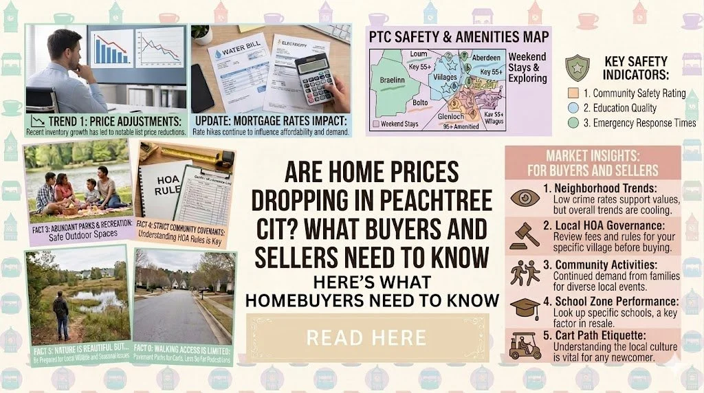 Are Home Prices Dropping in Peachtree City, GA? What Buyers and Sellers Need to Know