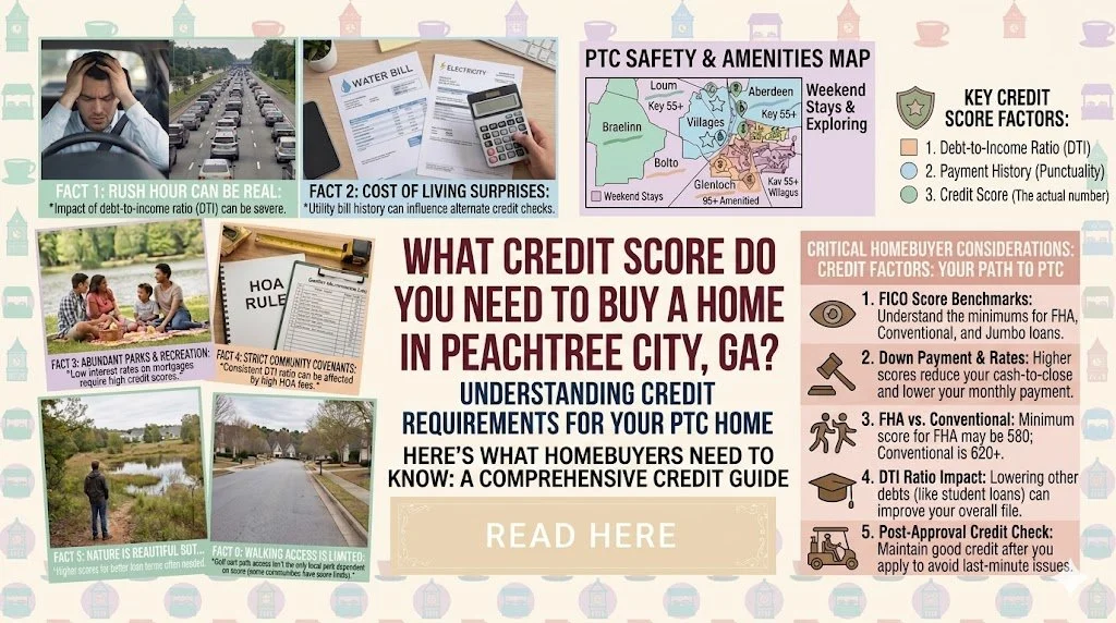 What Credit Score Do You Need to Buy a Home in Peachtree City, GA?