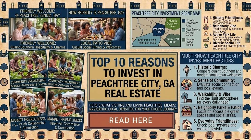 Top 10 Reasons to Invest in Peachtree City, GA Real Estate