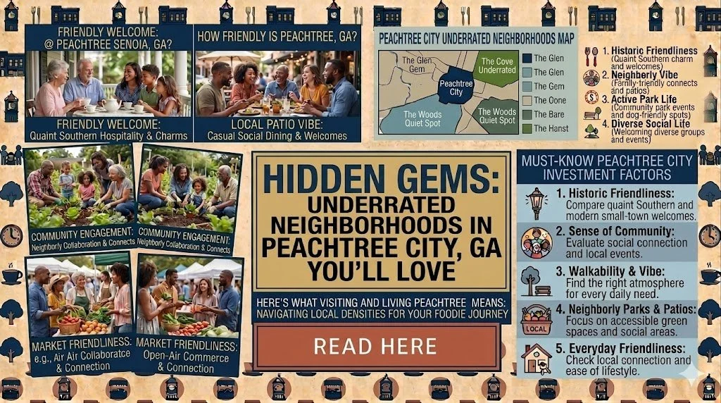 Hidden Gems: Underrated Neighborhoods in Peachtree City, GA You’ll Love