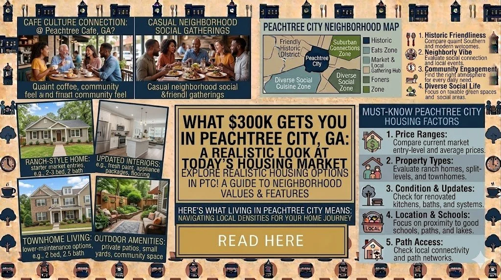 What $300K Gets You in Peachtree City, GA: A Realistic Look at Today’s Housing Market