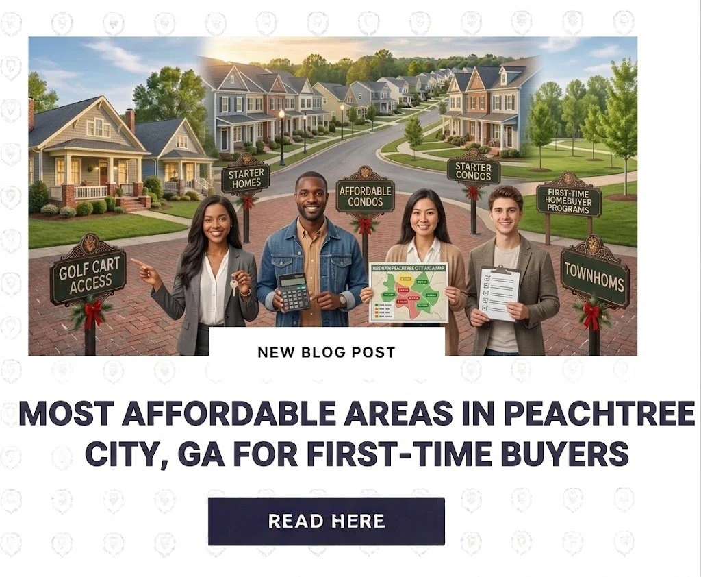 Most Affordable Areas in Peachtree City, GA for First-Time Buyers