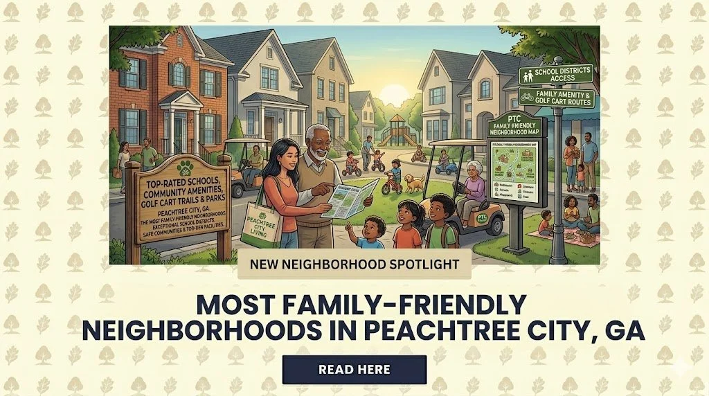 Most Family-Friendly Neighborhoods in Peachtree City, GA