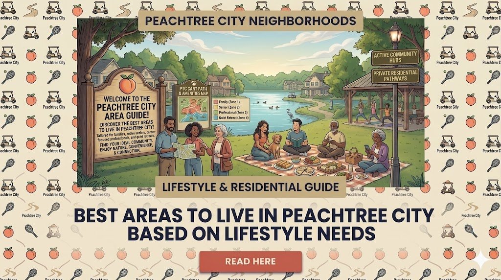 Best Areas to Live in Peachtree City Based on Lifestyle Needs