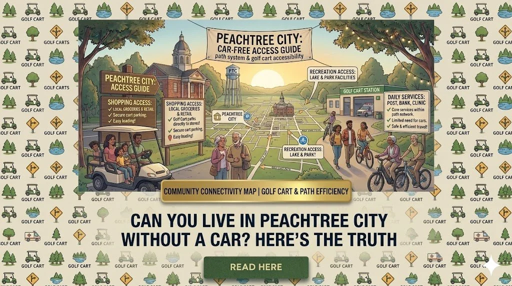 Can You Live in Peachtree City Without a Car? Here’s the Truth