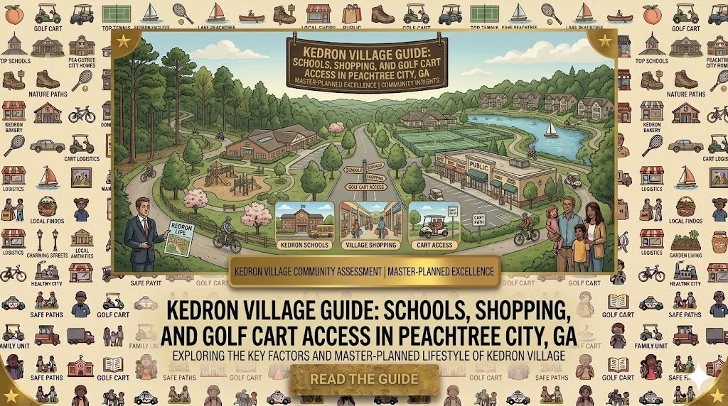 Kedron Village Guide: Schools, Shopping, and Golf Cart Access in Peachtree City, GA
