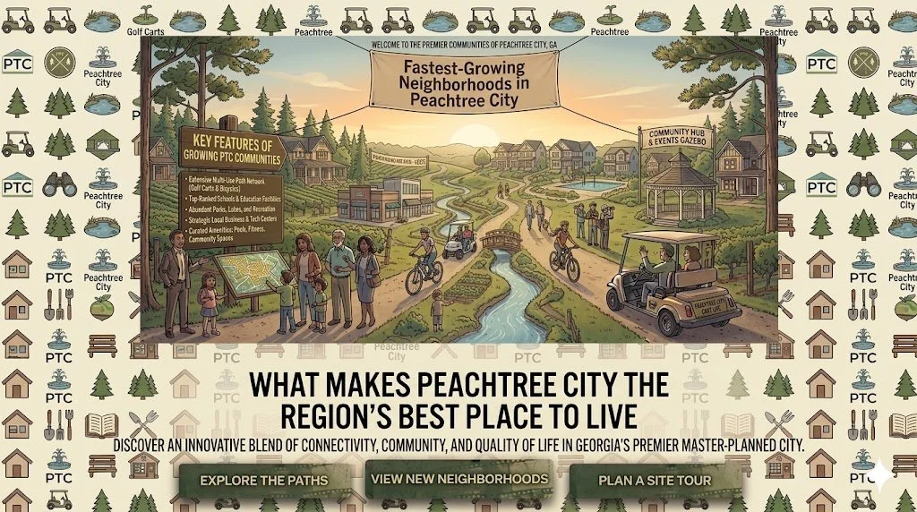 Fastest-Growing Neighborhoods in Peachtree City