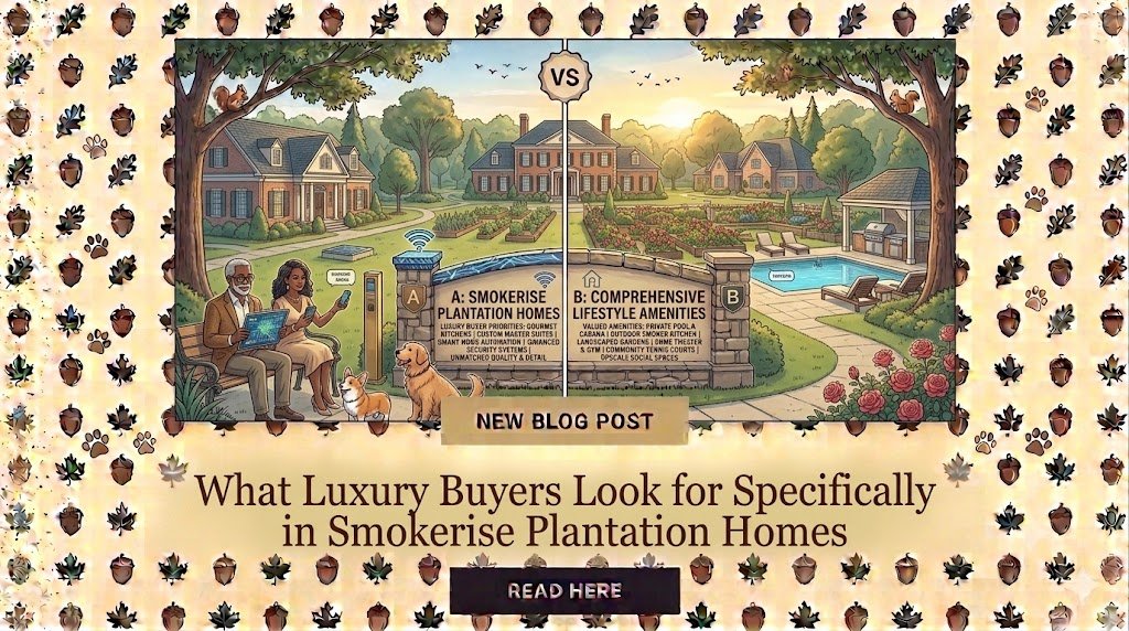 What Luxury Buyers Look for Specifically in Smokerise Plantation Homes