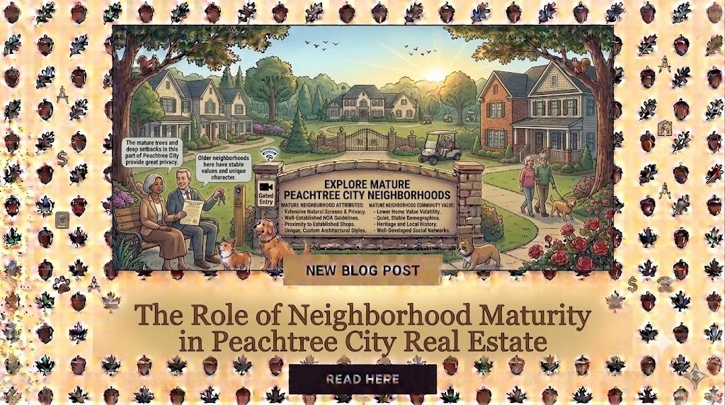 The Role of Neighborhood Maturity in Peachtree City Real Estate