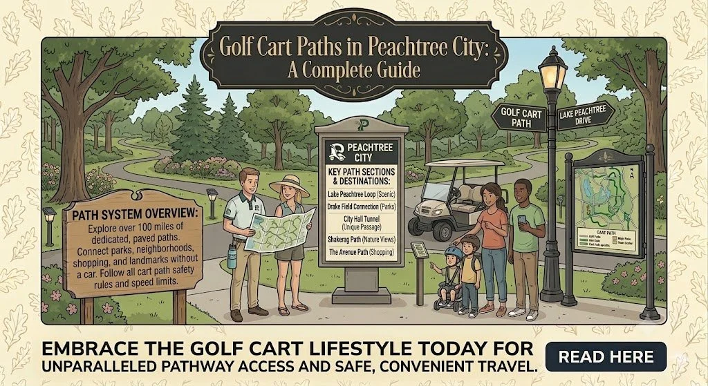 Golf Cart Paths in Peachtree City: A Complete Guide