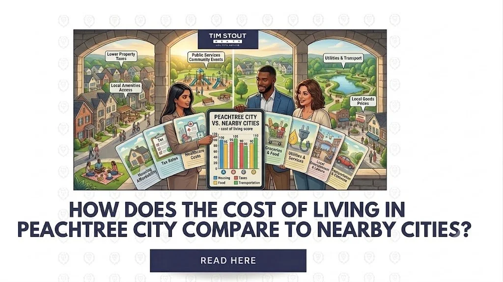 How Does the Cost of Living in Peachtree City Compare to Nearby Cities?