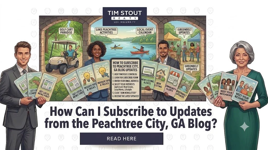 How Can I Subscribe to Updates from the Peachtree City, GA Blog?