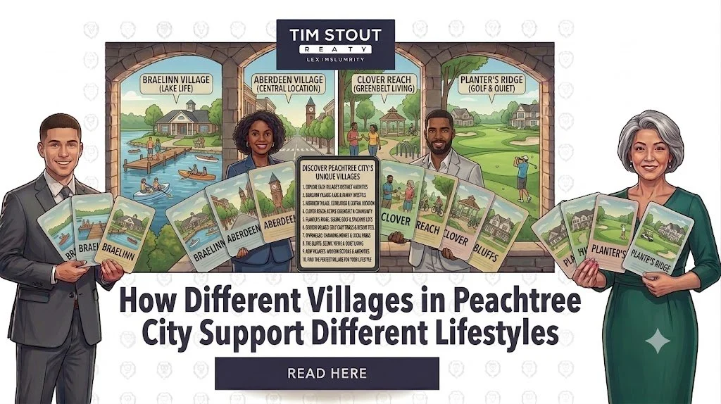 How Different Villages in Peachtree City Support Different Lifestyles