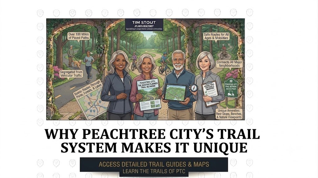 Why Peachtree City's Trail System Makes It Unique