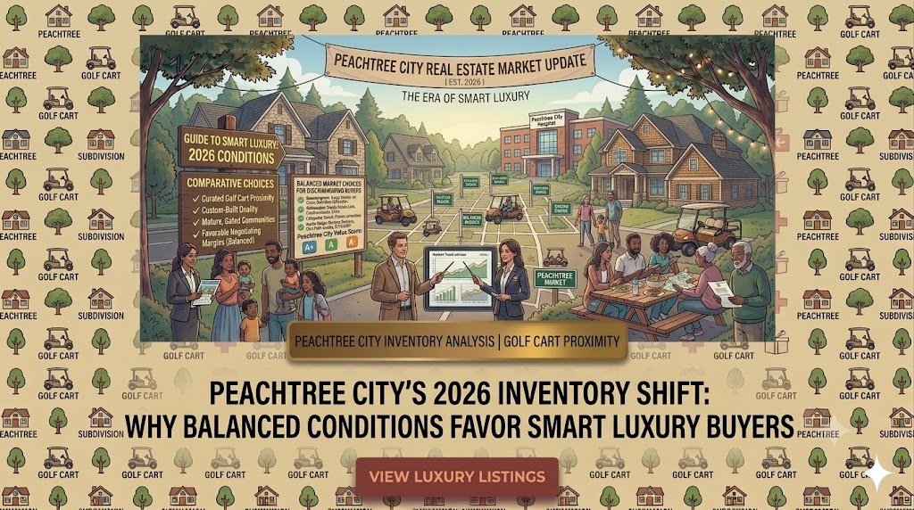 Peachtree City’s 2026 Inventory Shift: Why Balanced Conditions Favor Smart Luxury Buyers