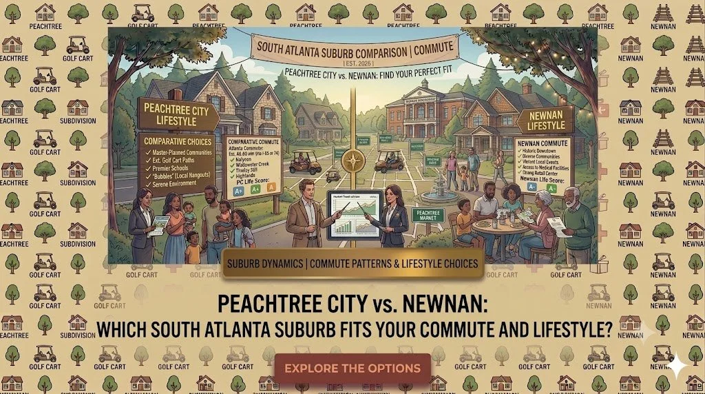 Peachtree City vs. Newnan: Which South Atlanta Suburb Fits Your Commute and Lifestyle?