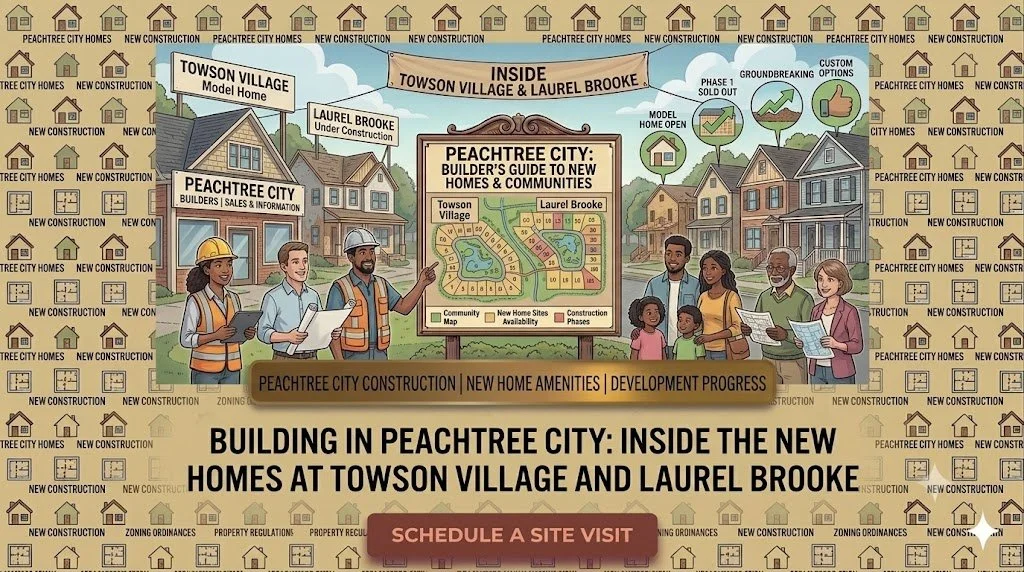 Building in Peachtree City: Inside the New Homes at Towson Village and Laurel Brooke