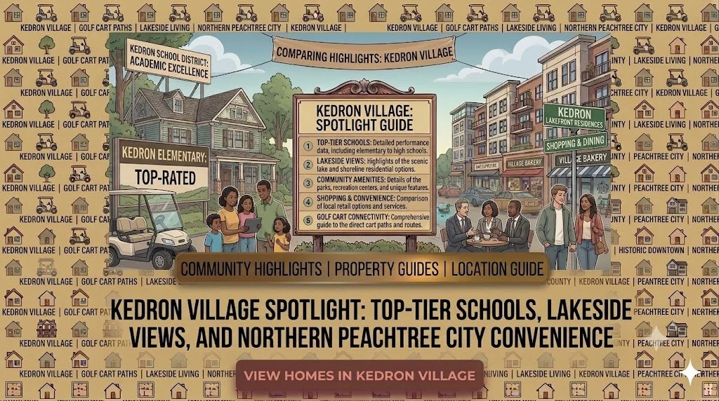 Kedron Village Spotlight: Top-Tier Schools, Lakeside Views, and Northern Peachtree City Convenience