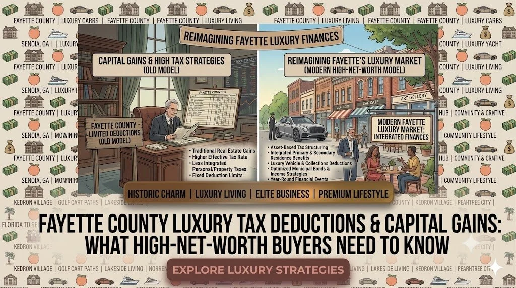 Fayette County Luxury Tax Deductions &amp; Capital Gains: What High-Net-Worth Buyers Need to Know