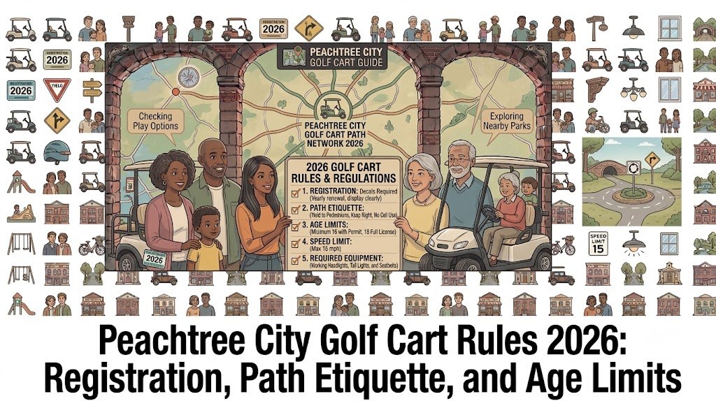 Peachtree City Golf Cart Rules 2026: Registration, Path Etiquette, and Age Limits