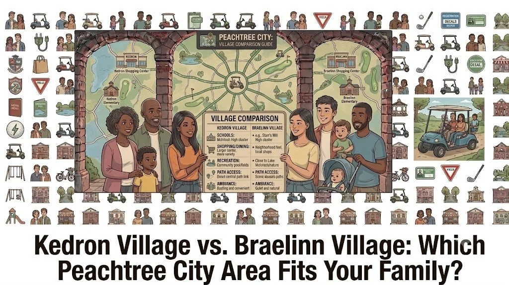 Kedron Village vs. Braelinn Village: Which Peachtree City Area Fits Your Famil
