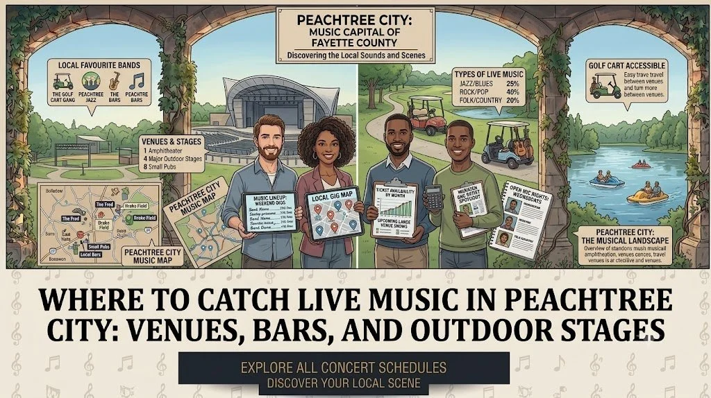 Where to Catch Live Music in Peachtree City: Venues, Bars, and Outdoor Stages