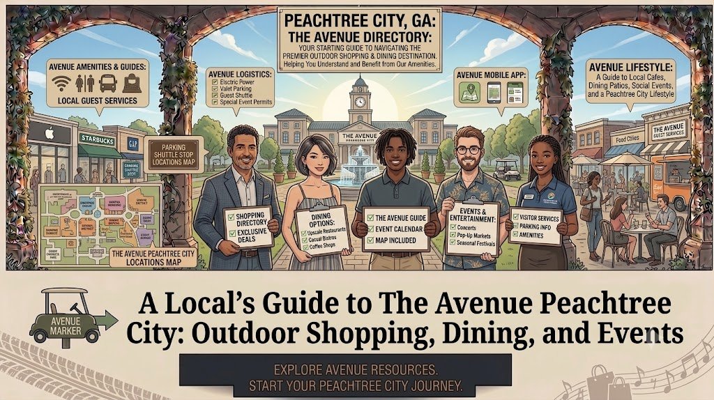 A Local’s Guide to The Avenue Peachtree City: Outdoor Shopping, Dining, and Events