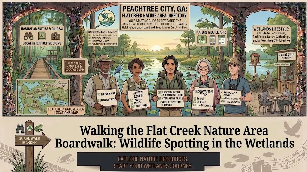 Walking the Flat Creek Nature Area Boardwalk: Wildlife Spotting in the Wetlands