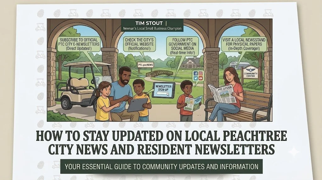 How to Stay Updated on Local Peachtree City News and Resident Newsletters
