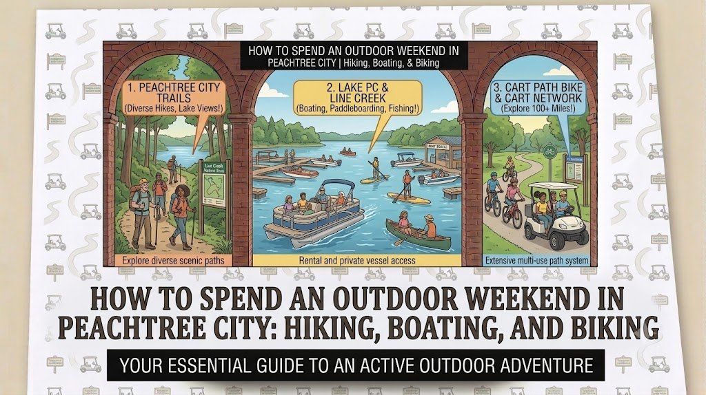 How to Spend a Outdoor Weekend in Peachtree City: Hiking, Boating, and Biking