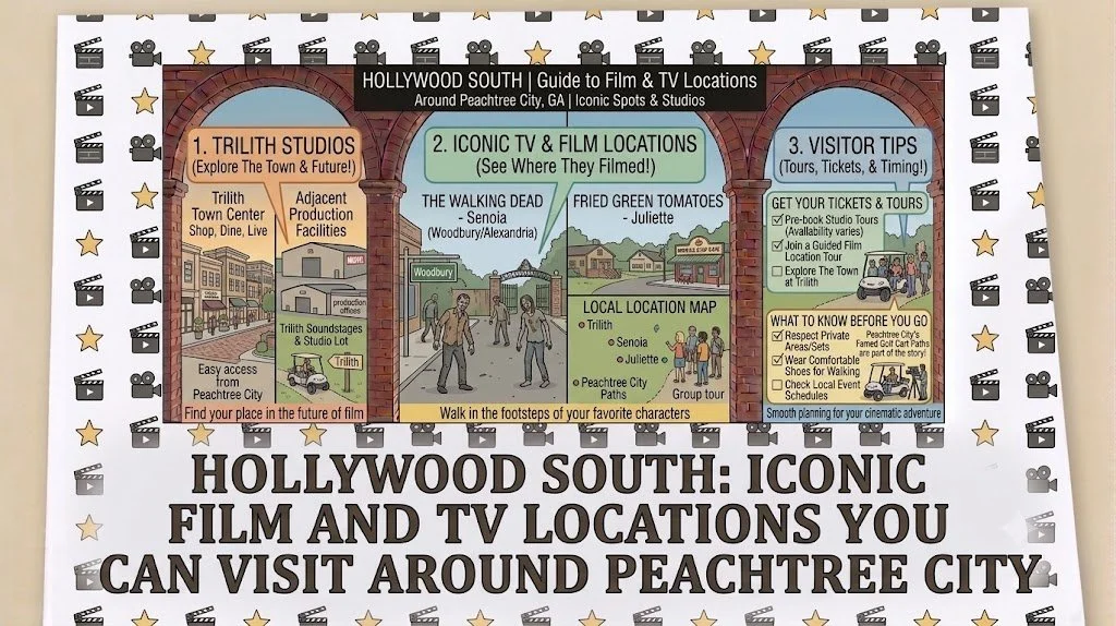 Hollywood South: Iconic Film and TV Locations You Can Visit Around Peachtree City
