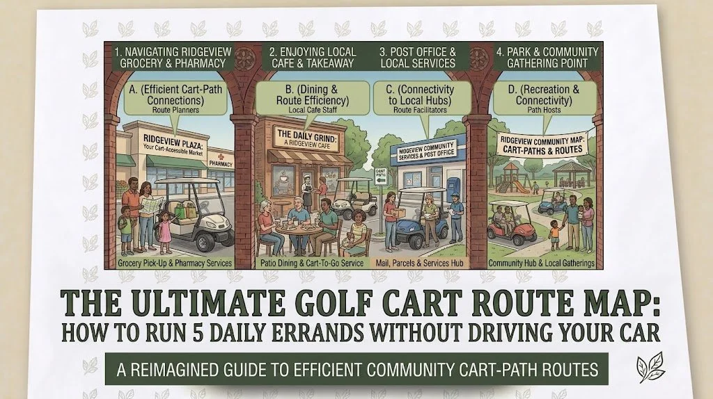 The Ultimate Golf Cart Route Map: How to Run 5 Daily Errands Without Driving Your Car in Peachtree City