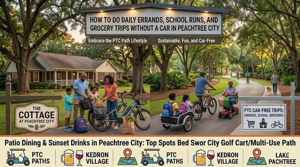 How to Do Daily Errands, School Runs, and Grocery Trips Without a Car in Peachtree City