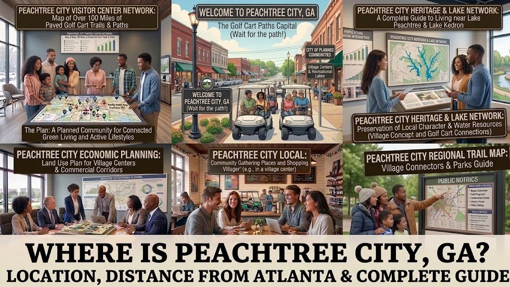 Where Is Peachtree City, GA? Location, Distance From Atlanta &amp; Complete Guide