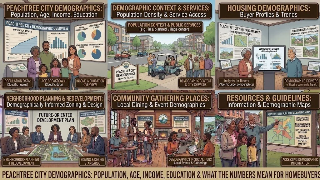 Peachtree City Demographics: Population, Age, Income, Education &amp; What the Numbers Mean for Homebuyers