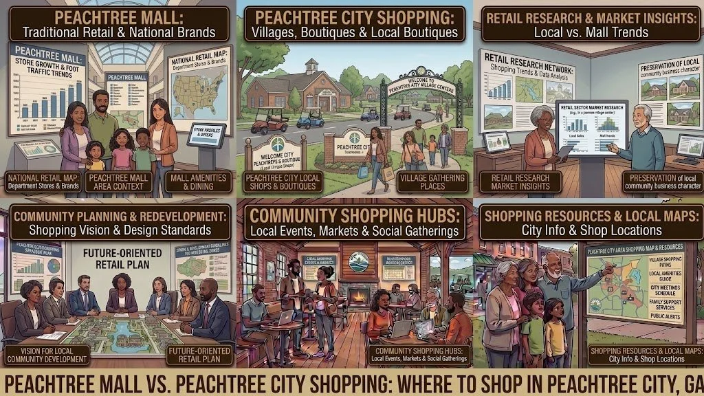 Peachtree Mall vs. Peachtree City Shopping: Where to Shop in Peachtree City, GA