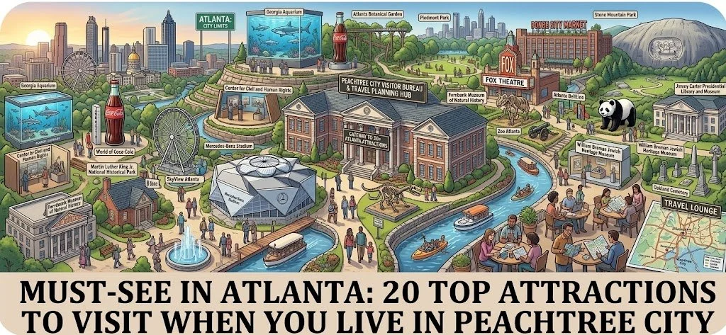 Must-See in Atlanta: 20 Top Attractions to Visit When You Live in Peachtree City