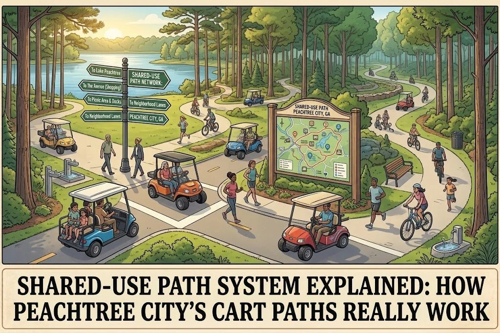 Shared-Use Path System Explained: How Peachtree City’s Cart Paths Really Work
