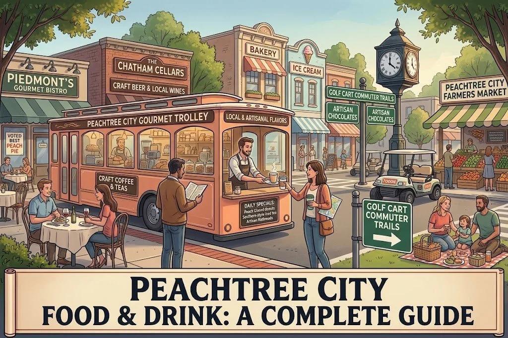 Peachtree City Food &amp; Drink: A Complete Guide to the Best Restaurants, Coffee, Cocktails &amp; Local Favorites