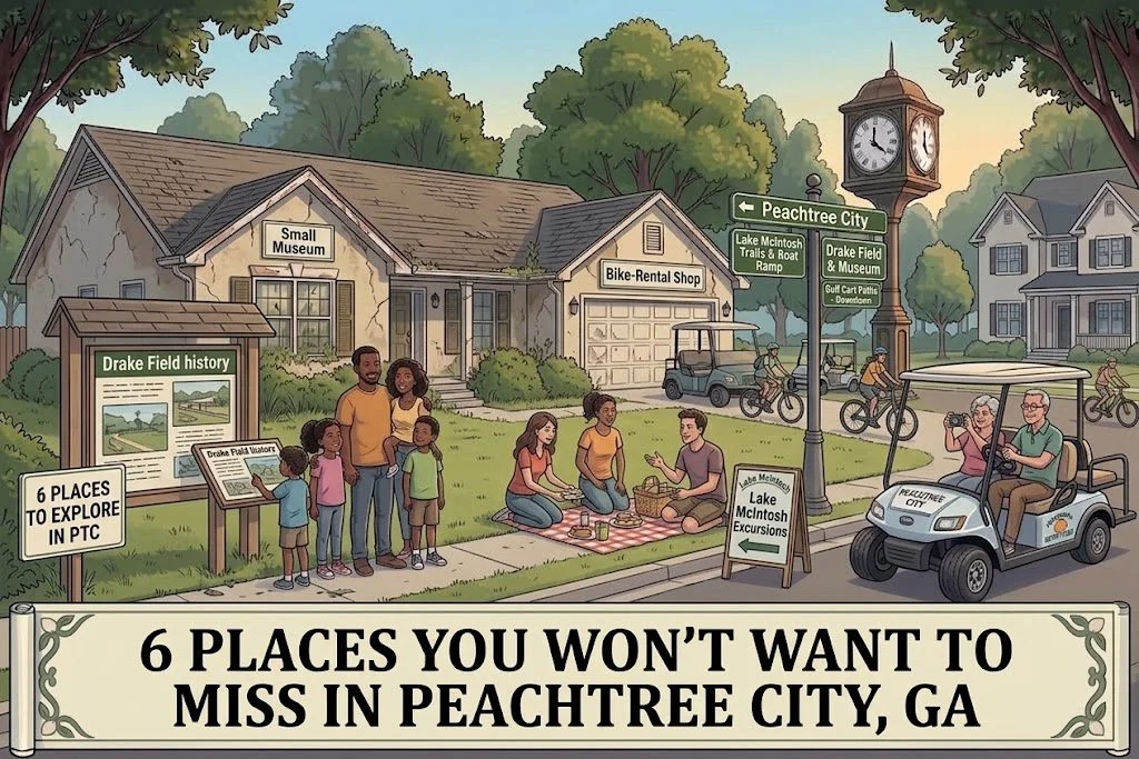 6 Places You Won't Want to Miss in Peachtree City, GA