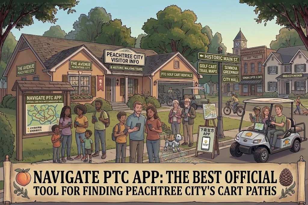 Navigate PTC App: The Best Official Tool for Finding Peachtree City's Cart Paths
