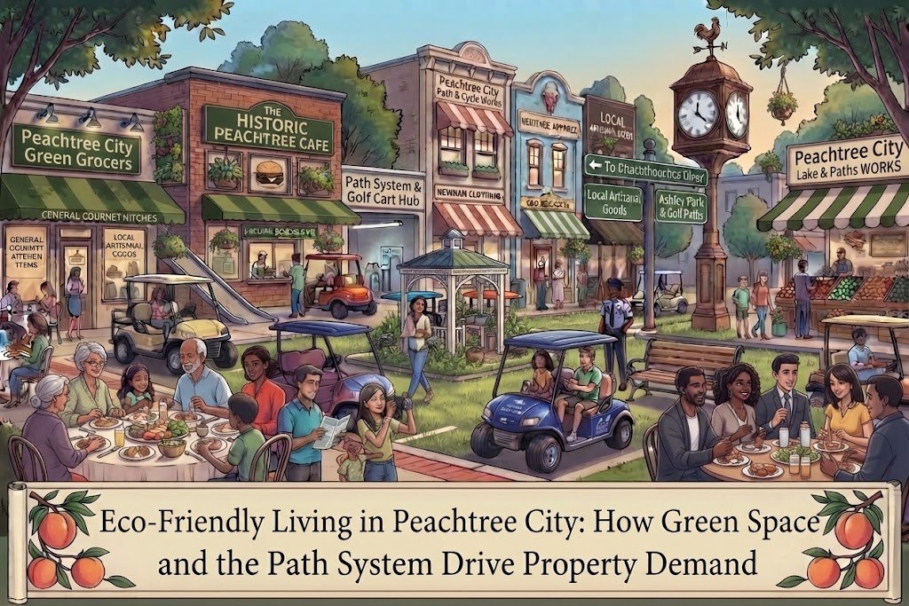 Eco-Friendly Living in Peachtree City: How Green Space and the Path System Drive Property Demand
