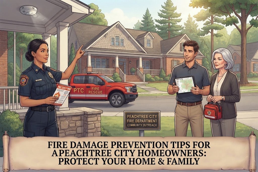 Fire Damage Prevention Tips for Peachtree City Homeowners: Protect Your Home &amp; Family