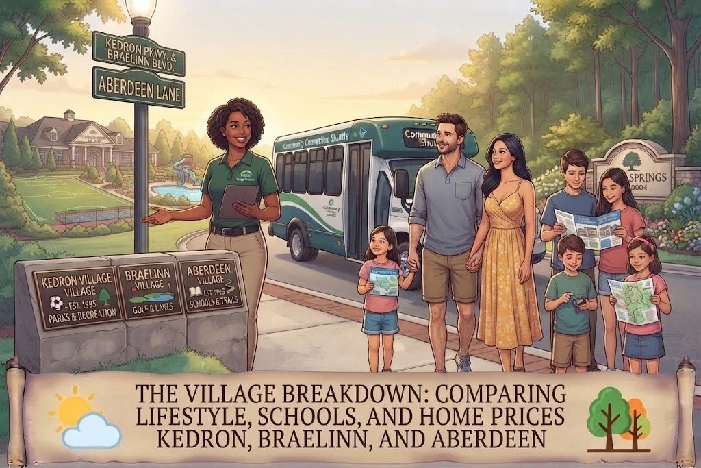 The Village Breakdown: Comparing Lifestyle, Schools, and Home Prices in Kedron, Braelinn, and Aberdeen