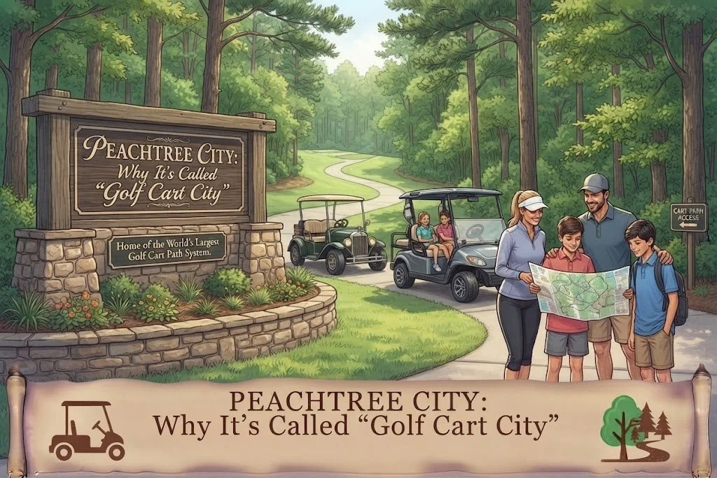 Peachtree City: Why It's Called “Golf Cart City”